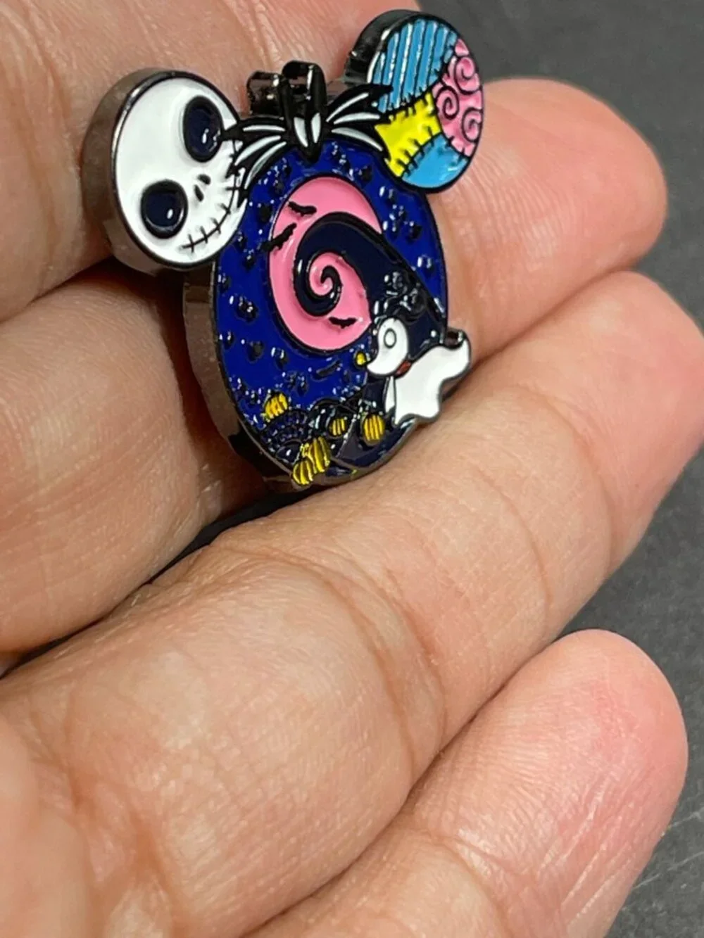 Jack Sally Skellington Lapel Pin Mouse Icon Badge Nightmare Brooch Accessories